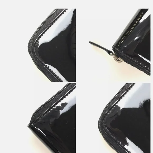 CHANEL Black Patent Leather Wallet - Picture 8 of 15